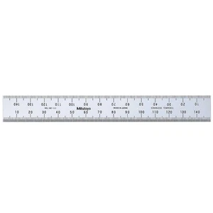 Mitutoyo Stainless Tempered Steel Rule Wide Rigid Rule 150mm Metric 182-111 - Picture 1 of 1