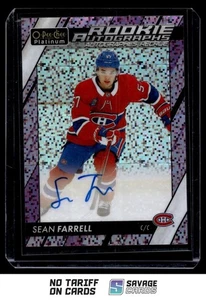 2023-24 O-Pee-Chee Platinum Rookie Auto Violet Pixels Sean Farrell /99 #R-SF - Picture 1 of 3