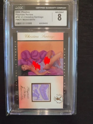 2004 Playboy - playmate review 2002 - Christina Santiago - Memorabilia - CGC8 - Photo 1/2