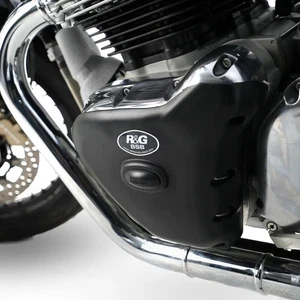 Kit de funda de motor R&G par negro Race Royal Enfield Interceptor 650 2019-25 - Imagen 1 de 2