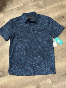 Reel Life Hydro Max Woven Button Shirt Size Small New - Picture 1 of 4