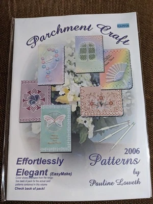 PCA-P5129 Parchment Craft Patterns - Effortlessly Elegant By Pauline Laweth New - image 1 of 2