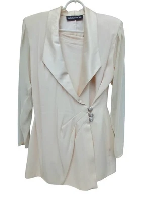 Vintage 80’s BB Collections Women’s Skirt Suit Evening Wear size 10 Pale Peach - Image 1 of 4