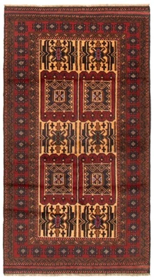 3'4" x 6'2" Traditional Vintage Hand Knotted Oriental Carpet Wool Area Rug - Image 1 of 4