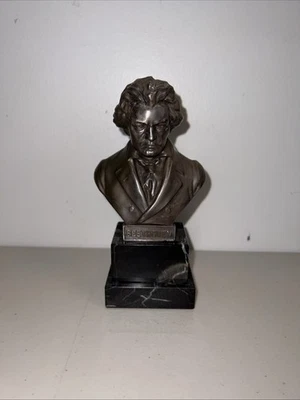 Beethoven Decorative Bust – 7 inches – Bronze Style Finish - Image 1 of 4