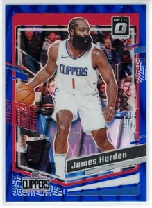 2023-24 Panini Donruss Optic James Harden #174 Blue Seismic /249 - Bild 1 von 2