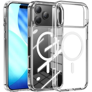 Funda MagSafe magnética transparente a prueba de golpes para iPhone 17 Pro Max/17 Air - Imagen 1 de 13