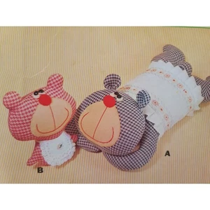 Vtg Sewing Pattern Soft Toy Stuffed Animals & Cushions Janome 42304 Cat Bear Ape - Picture 1 of 6