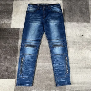 Versace 19V69 Jeans Uomo Taglia 38X32 Blu Abbigliamento Sportivo SRL Cargo Slim - Foto 1 di 8