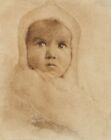 Unbekannt (20.Jhd), Porträt eines Kleinkindes mit Mütze, Photogravure Figürlich