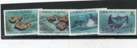 Cayman Islands 1993 Fish Scott# 662-5 Mint NH Cover