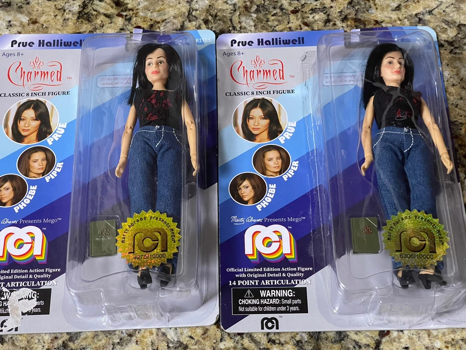 Lote De 2 Figuras Clásicas 8" Encantadas Prue Halliwell Marty Abrams Edición Limitada Foto 1 de 1