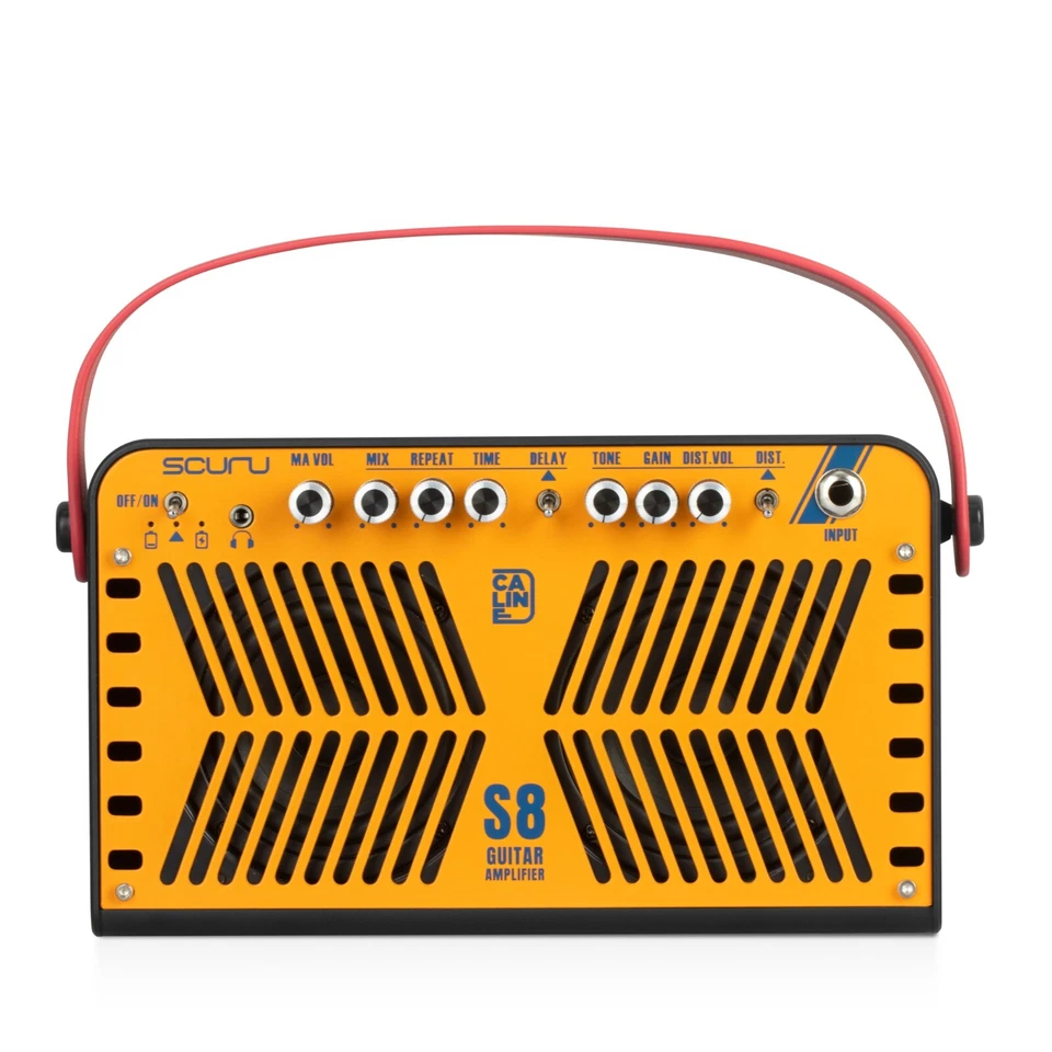 Caline Scuru S8-G Portable Guitar Amplifier with Bluetooth and Effects - Image 1 of 3