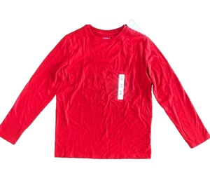 Cat & Jack Long Sleeve Red Tee Size 14 (A2) - Picture 1 of 2