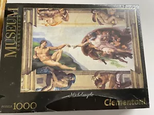 Clementoni Museum Collection Michelangelo Creation of Man 1000pc Puzzle New - Picture 1 of 7
