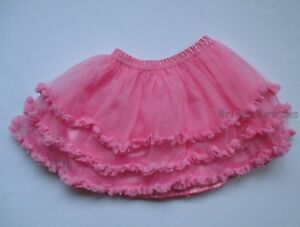 Gymboree Parisian Chic Pink Ruffle Tiered Tutu Tulle Skirt Girls 2T NEW NWT