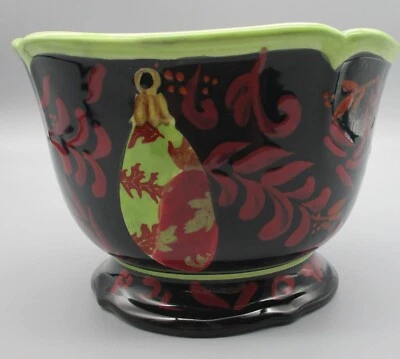 СЕРТИФИЦИРОВАННАЯ МЕЖДУНАРОДНАЯ ~ Украшение Patricia Brubaka ПРАЗДНИЧНОЕ ВЕЛИКОЛЕПИЕ Чаша для Мороженого - Изображение 1 из 4