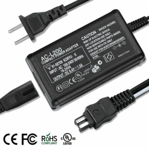 AC Adapter Charger for SONY Handycam DCR-SX65/B DCR-SX65/S DCR-SX85/B DCR-SX85/S - Bild 1 von 8