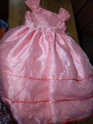 Vestido formal de princesa dama de honor para niñas de Estados Unidos fiesta boda. Foto 1 de 4