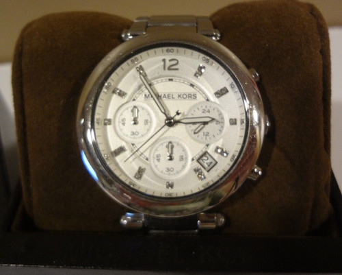 orologio donna argento Michael Kors MK 5275 EUC LN