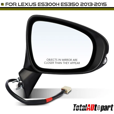 Espejo retrovisor ajustable de vidrio eléctrico para conductor con plegable manual y calefacción para Lexus ES300h ES350 Foto 1 de 4