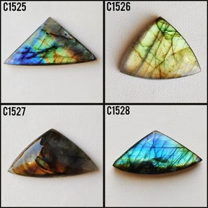 Rare Rainbow Flashy Labradorite Spectrolite stone Healing Gemstone C1525-1528 AU - Imagen 1 de 9