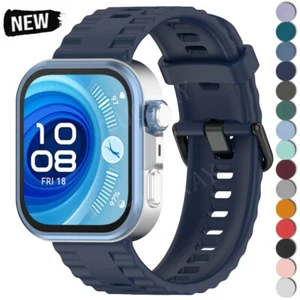 Uhrenarmband für Huawei Watch Fit 4 / Fit 4 Pro / Fit 3 Silikon Wrsit Band Bracelet - Bild 1 von 118