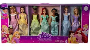 Disney Princess Story Sparkle Princess Doll 7-Pk Gift Set Toy New with Box - Picture 1 of 6