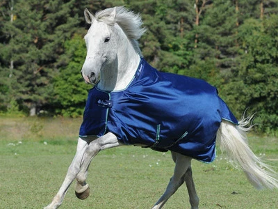 Bucas Smartex Turnout Rain Regendecke mit Abschwitzfunktion blau  Gr. 115 -165  - Bild 1 von 4