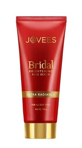 Jovees Herbal Bridal Brightening Face Scrub Ultra Radiance 100g - Foto 1 di 1