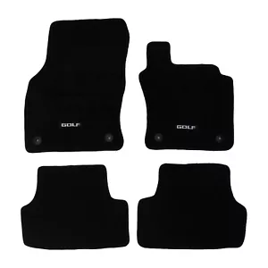 PREMIUM Carpet Car Floor Mats for Volkswagen Golf 7/7.5 MK8 2014-2025 front rear - Picture 1 of 3