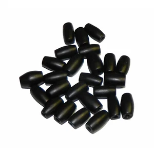 Ebony Hairpipe Bone Loose Beads, 11mm 24 Pcs Hair Pipe spacers, Chokers - Picture 1 of 1