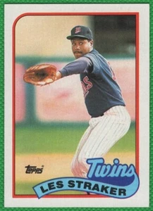 Les Straker - 1989 Topps #101 - Minnesota Twins Baseball Card - Picture 1 of 2