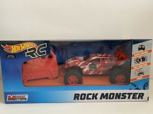 Hot Wheels RC Rock Monster Car Buggy Red . Radio Control. New . Stunt Zone 