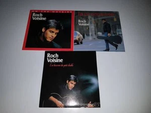 LOT DE 3 45T ROCH VOISINE LA PROMESSE ON THE OUTSIDE LA BERCEUSE DU PETIT DIABLE - Picture 1 of 1