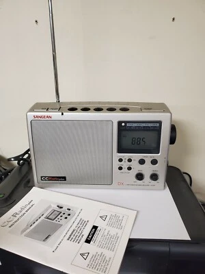 Vintage Sangean CC Radio Plus DX AM FM TV Weather Band Receiver + Alert  - Image 1 of 4