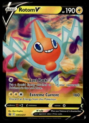 Pokemon TCG SWSH: Sword & Shield Promo Cards #SWSH257 Rotom V NM - Image 1 of 2