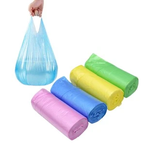 4 Gallon Bathroom Trash Bags 4 Rolls/100 Counts Small Handles Garbage Bags For O - Picture 1 of 7