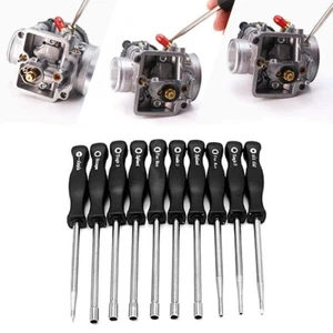 10Pcs Carburetor Adjustment Tool Screwdriver Kit For Common 2 Cycle Small Engine - Picture 1 of 18