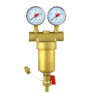 Filtro acqua autopulente 100/300 micron MALGORANI NEPTUNE PN25 doppio manometro