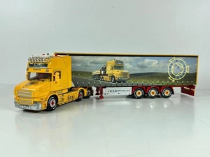 WSI truck models, Scania T5 Torpedo 6X2 +Curtain Side Trailer, RTK GRAB HIRE - Picture 1 of 12