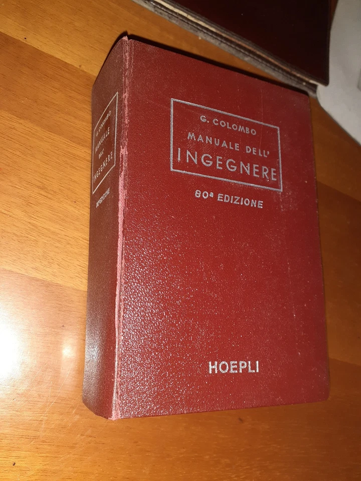 MANUALE DELL'INGEGNERE HOEPLI G. COLOMBO INGEGNERIA CIVILE EDILE - Immagine 1 di 1