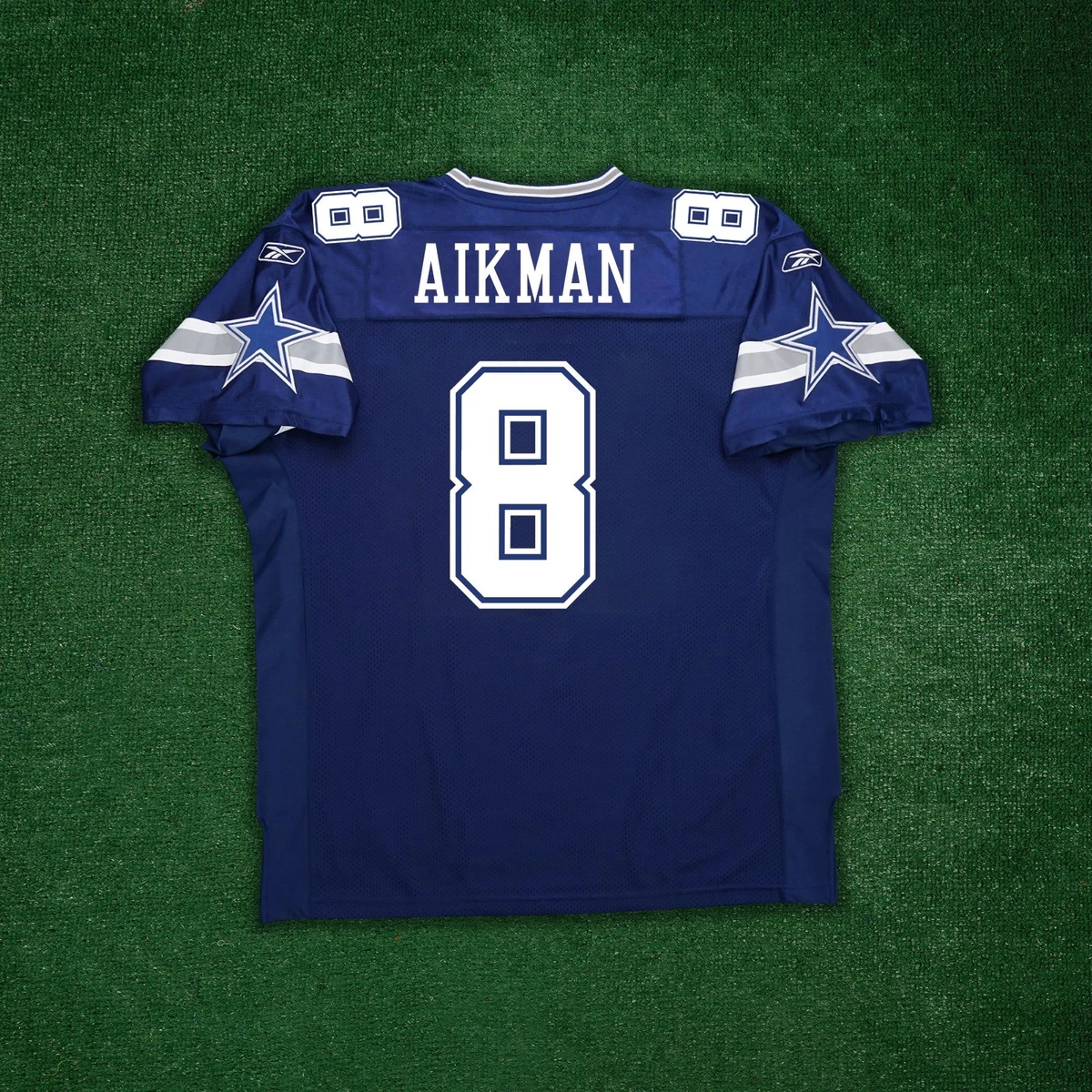 Troy Aikmanサイン Reebok #8 ジャージ Vintage Troy Aikman #8 Authentic Reebok Dallas Cowboys Jersey