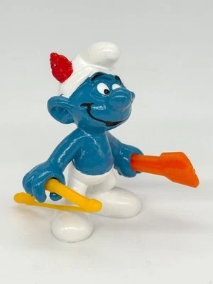 Figura De Colección Los Pitufos 20102 ARCHER SMURF - 1979 MATÓN - RARO/arco y flechas separados Foto 1 de 3