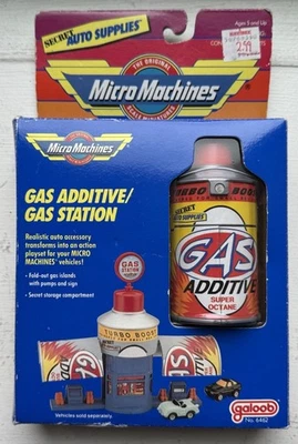 Vintage Micro Machines Gas Additive Gas Station Playset 1989 Used - Complete - Image 1 of 4