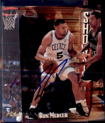 1997-98 Topps Finest #272 Ron Mercer Auto/ Signed IP - Image 1 of 2