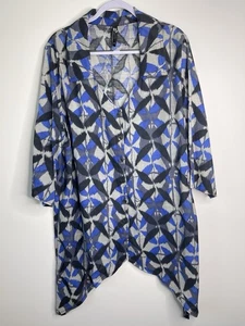 TS Taking Shape Womens Hi Lo Dress/Long Top Size 20  Button Up 3/4 Sleeve EUC - Bild 1 von 13