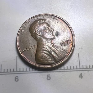 1972 Philadelphia Lincoln Memorial Cent Penny Error Coin Doublestruck - Picture 1 of 4