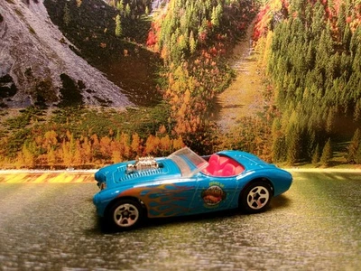 Austin Healey 2001 Hot Wheels Mainline Series azul Foto 1 de 2
