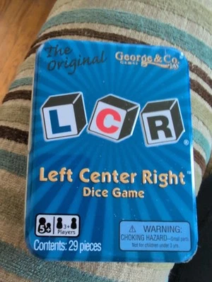 The Original LCR Dice Game  & These Cards Will Get You Dr. & Magnet Chess New - Image 1 of 4